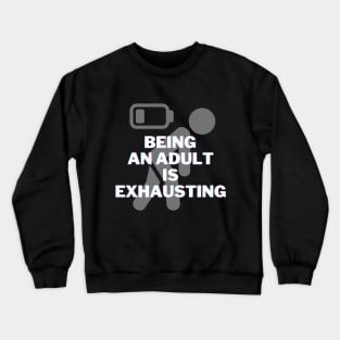 A fashionable and artistic T-shirt with the phrase "I was doing stuff" Crewneck Sweatshirt